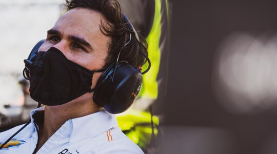 Robert Wickens back in the race car
